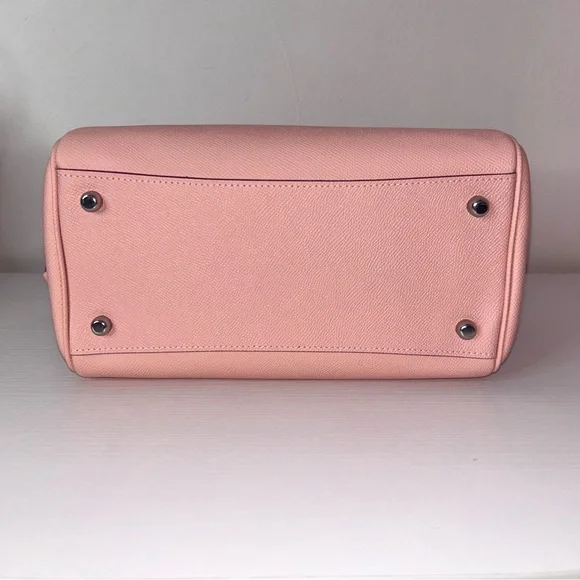 Coach Rowan Satchel Bag Silver/Light Pink. - Picture 11 of 11